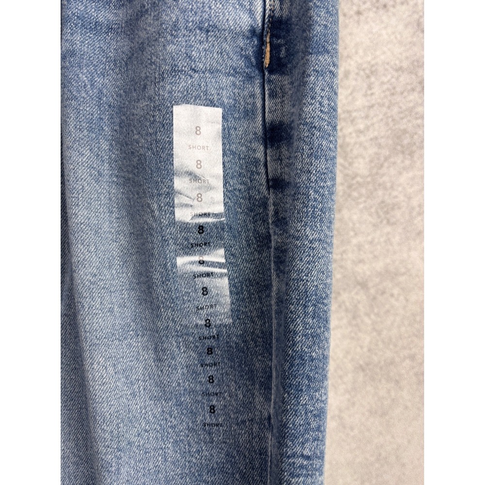 American Eagle Women's Super High Rise Distressed Mom Jeans Size 8 Short NWT - Picture 2 of 9